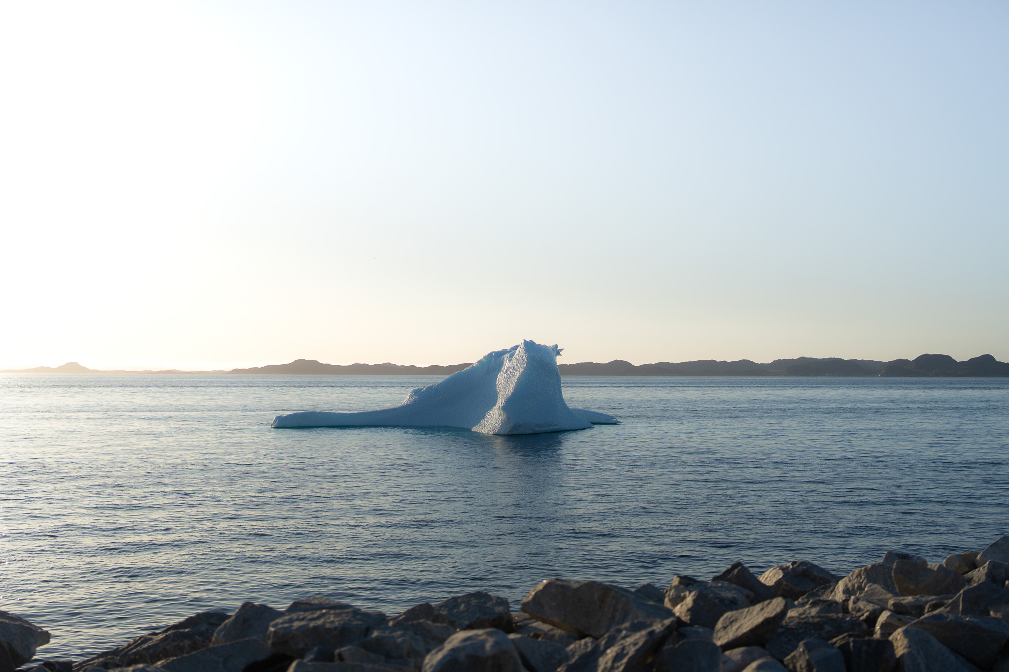 Billede af lille isbjerg på eventyr i Nuuk fjord